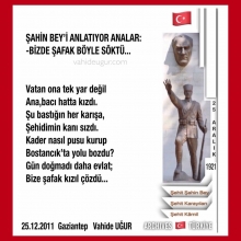 25 Aral�k / Gaziantep / Kurtulu� Sava�� Y�llar� : vahide u�ur