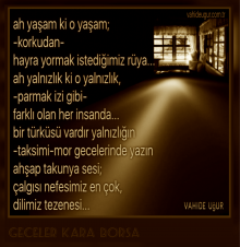 �alg� nefes dil tezene...vahide u�ur 