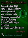 �anakkale Saadetimin Bek�isi 