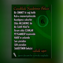 �anakkale Saadetimin Bek�isi 