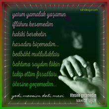 Vahide U�ur / yedi mevsim deli mavi adl� eserinden