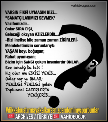 ARCHIVES T�rkiye 🇹🇷 / SANAT�I gelece�i g�rendir / vahide u�ur