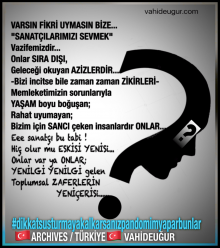 ARCHIVES T�rkiye 🇹🇷 / SANAT�I gelece�i g�rendir / vahide u�ur
