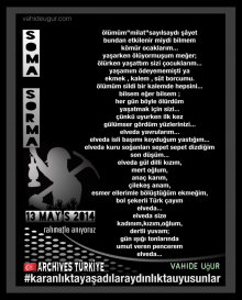 SOMA sorma / ARCHIVES T�rkiye 🇹🇷 / vahide u�ur